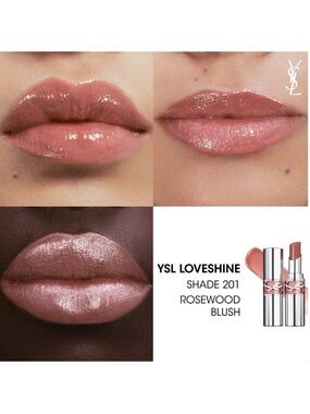 YSL Loveshine Lipstick 201 Rosewood Blush